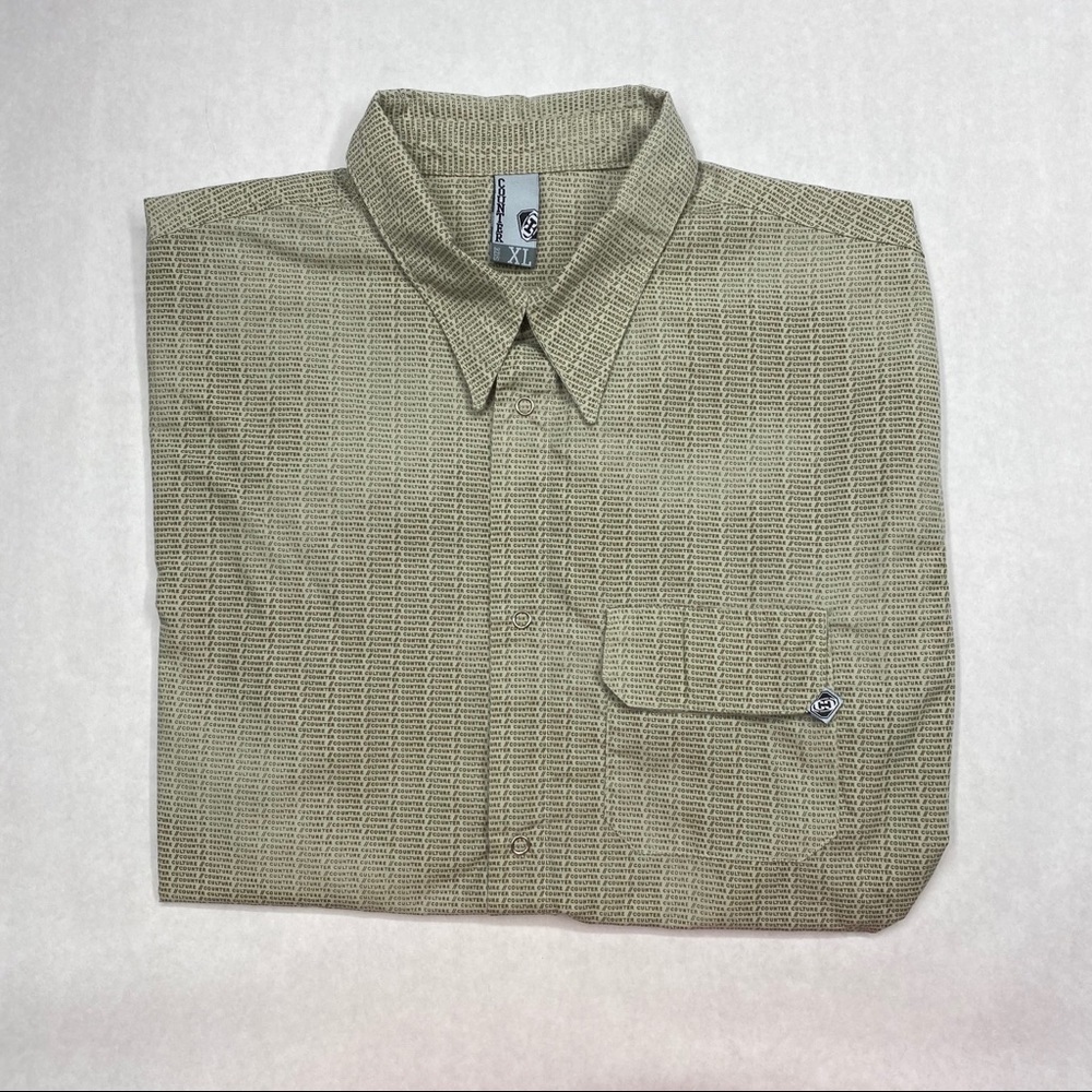 COUNTER CULTURE XL SHORT SLEEVE BUTTON DOWN